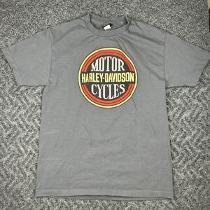 Harley Davidson T Shirt Men’s Large Jacksonville Florida Gray Biker Motorcycle